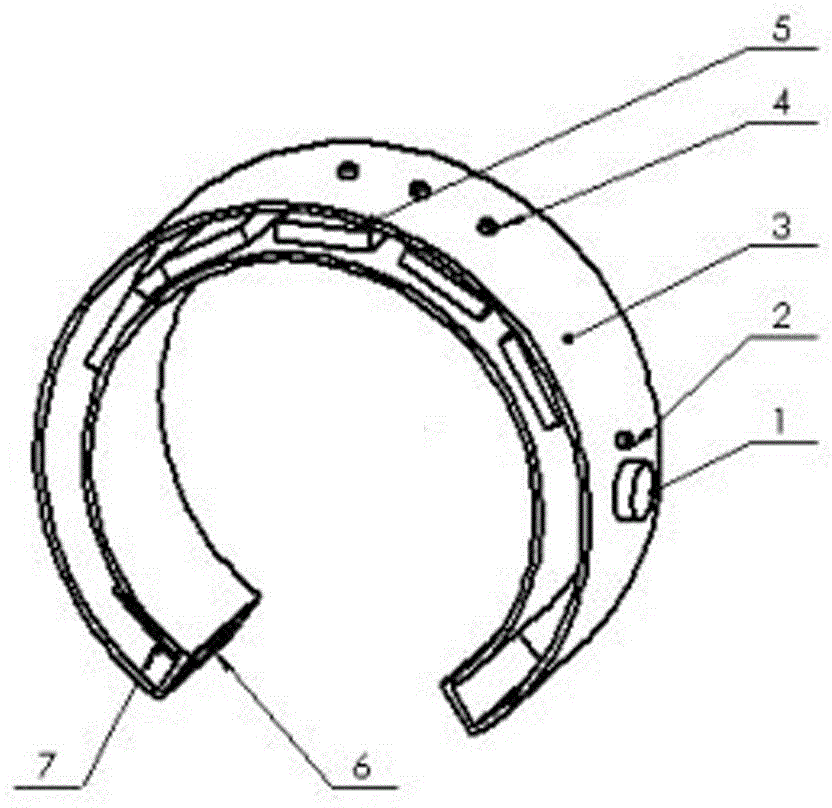 Wearable bracelet power supply source