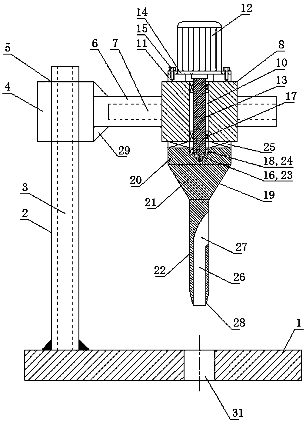 Edge pressure-controlled perforator