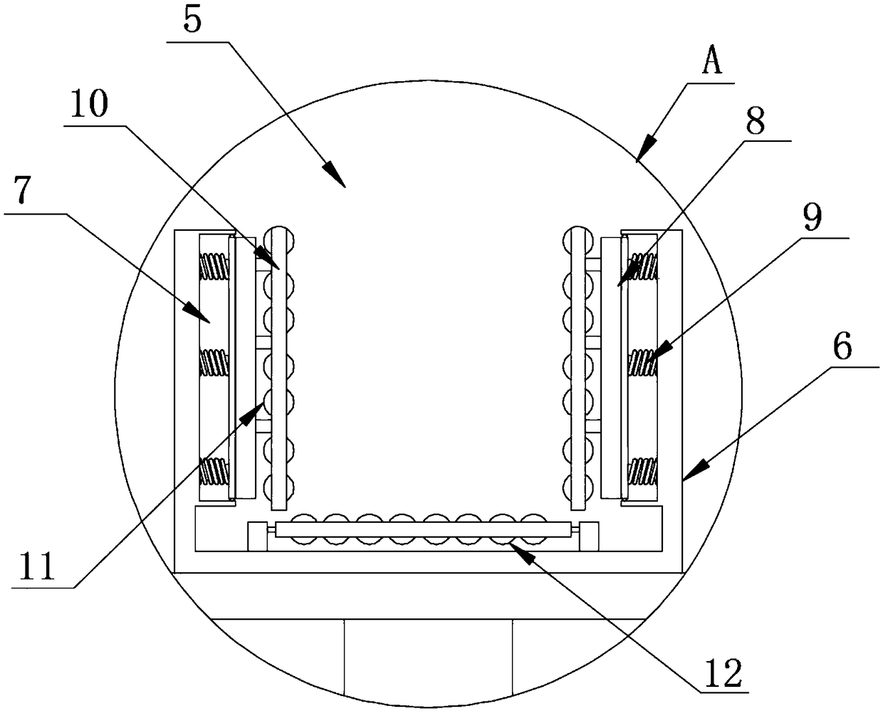 Auxiliary device for building pipeline installation