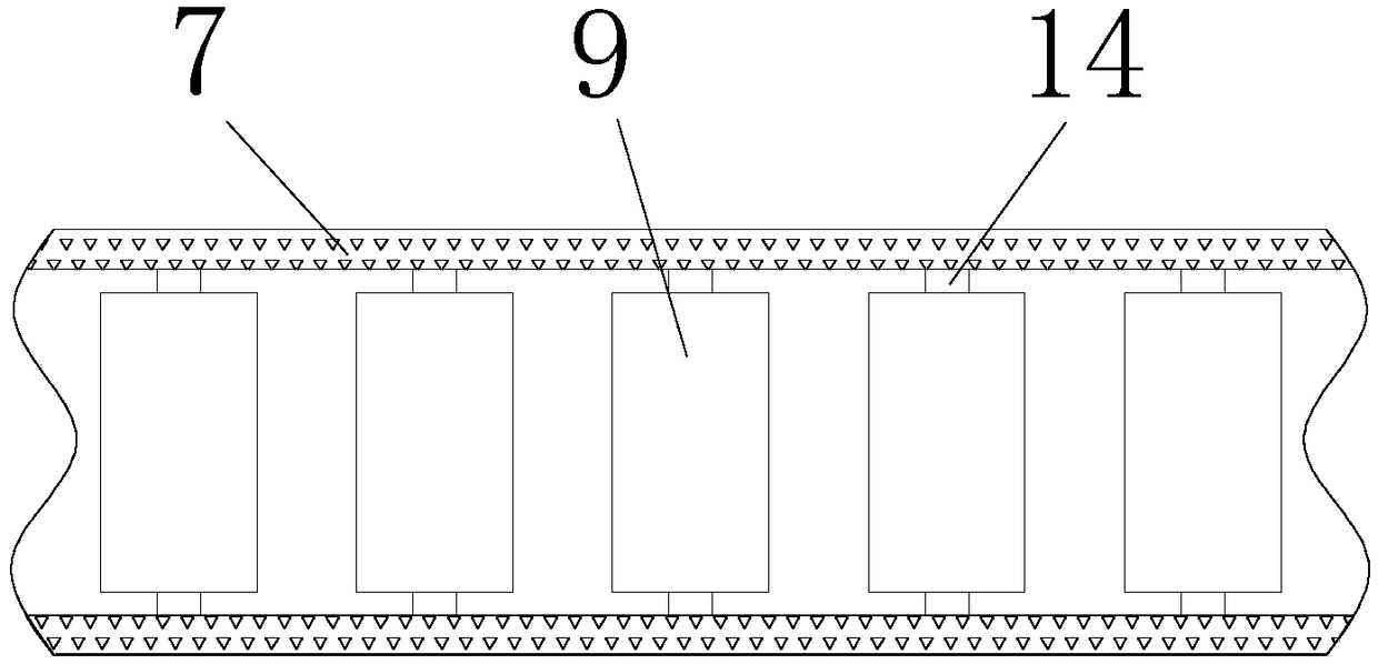 Cover sealing device for storage battery