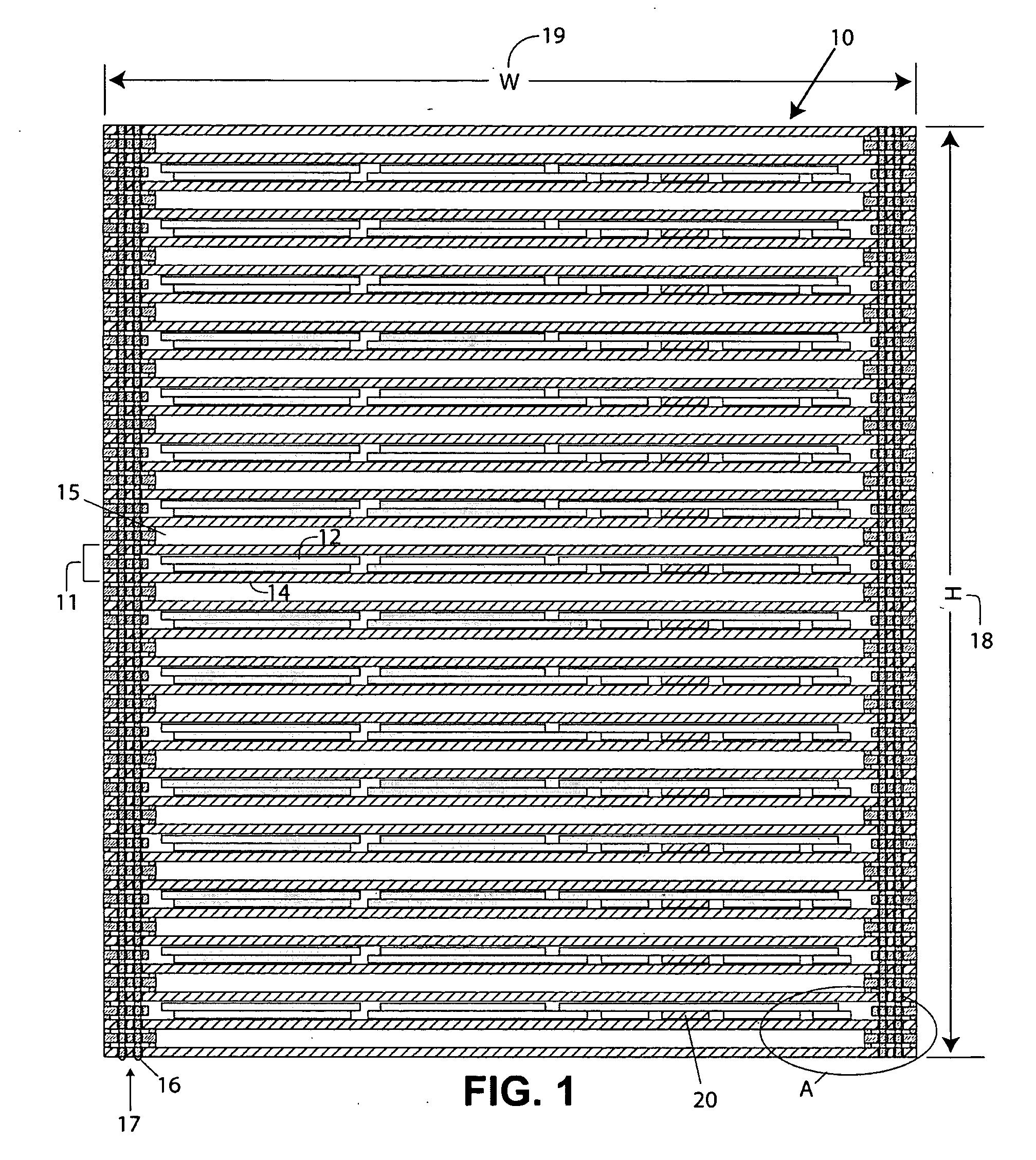 Flip chip interface including a mixed array of heat bumps and signal bumps