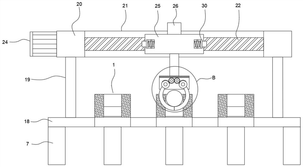 Steel pipe grabbing and transferring device for steel structure building