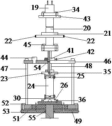 An observation test device for torsional shear strength and deformation of soil cylindrical samples