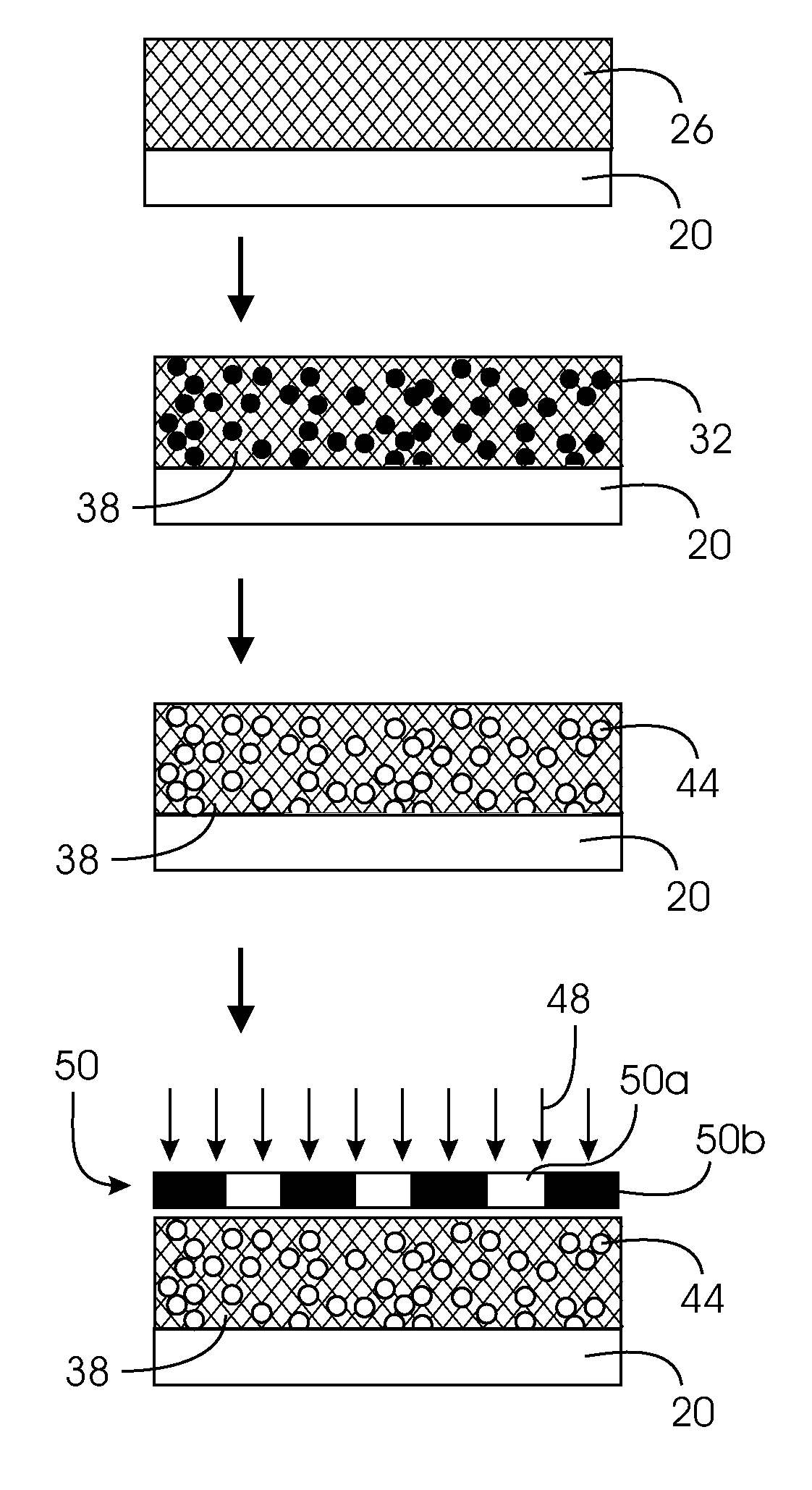 Patterned, high surface area substrate with hydrophilic/hydrophobic contrast, and method of use