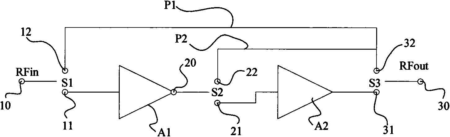 Grading bypass circuit for tower amplifier and control method thereof