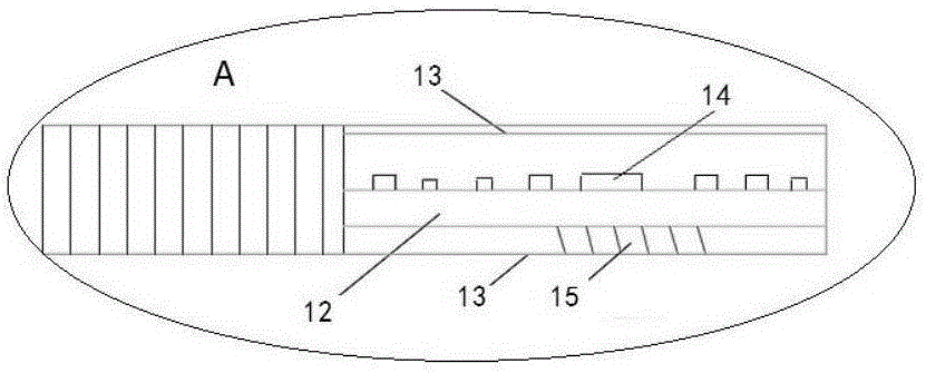 Heat dissipation structure of transmitter