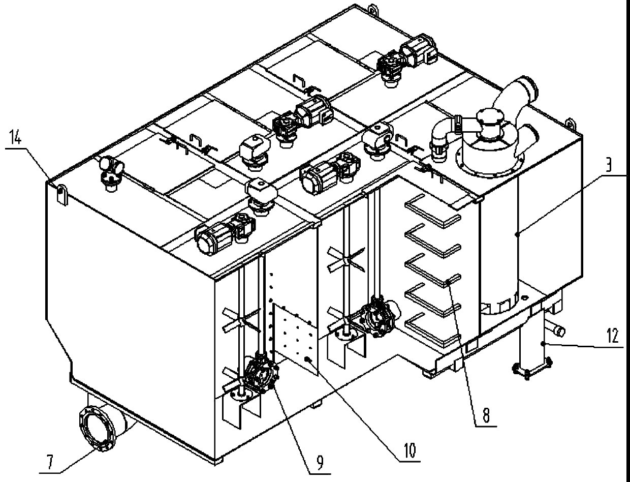 Special device for mixing fracturing fluid