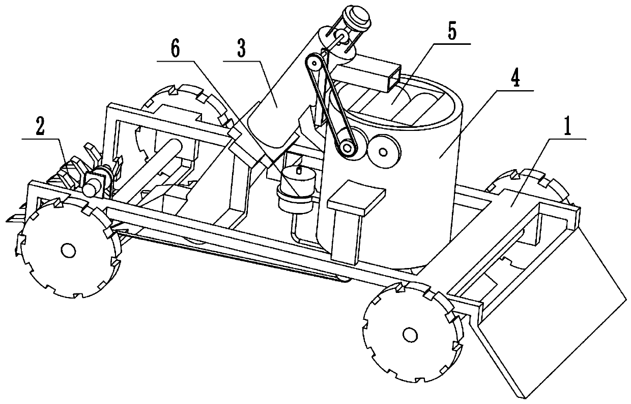 Metal contaminated soil remediation device