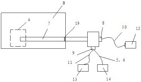 A transmission electron microscope with near-field optical scanning function