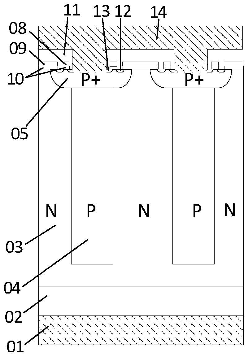 Semiconductor structure capable of reducing switching loss and manufacturing method