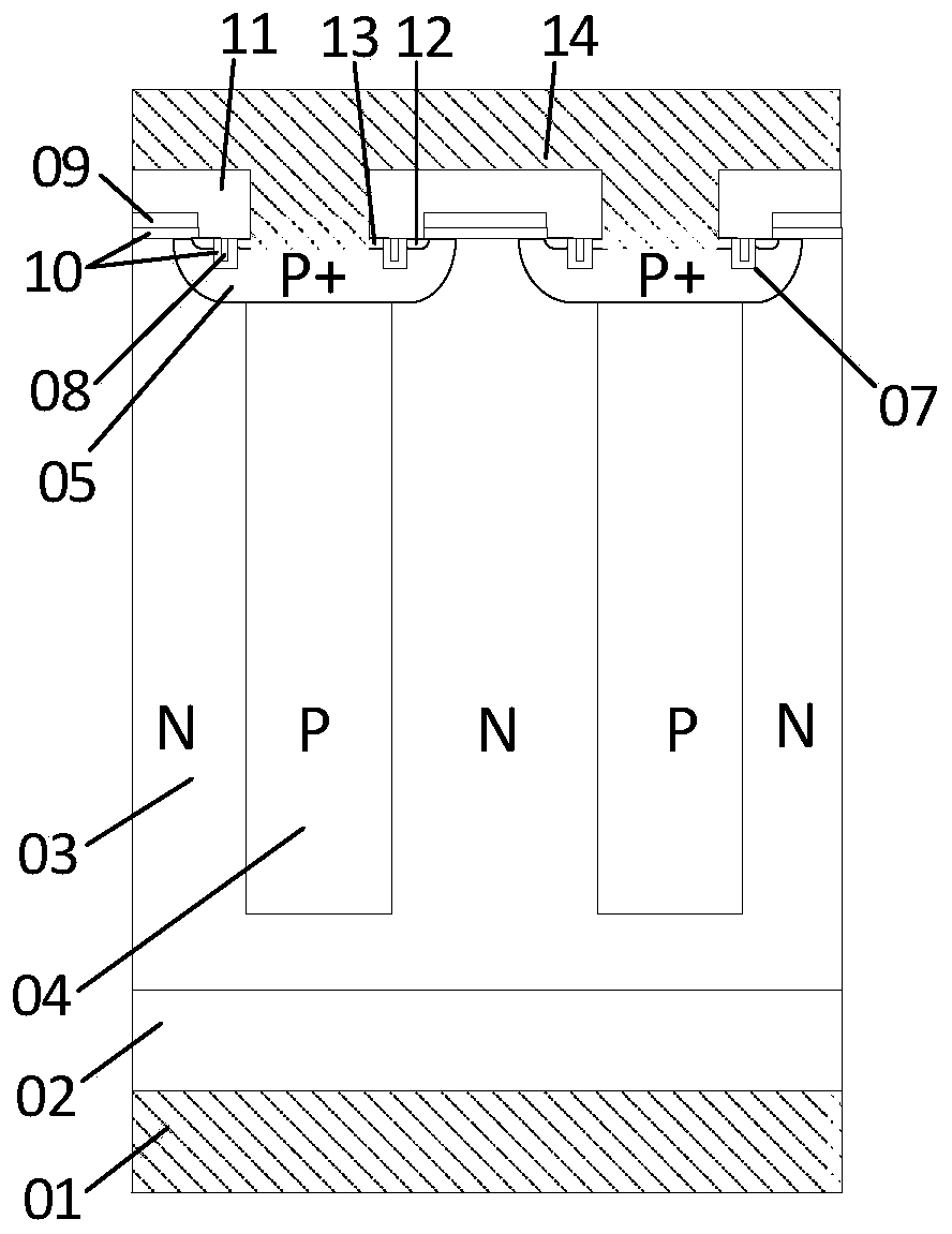 Semiconductor structure capable of reducing switching loss and manufacturing method