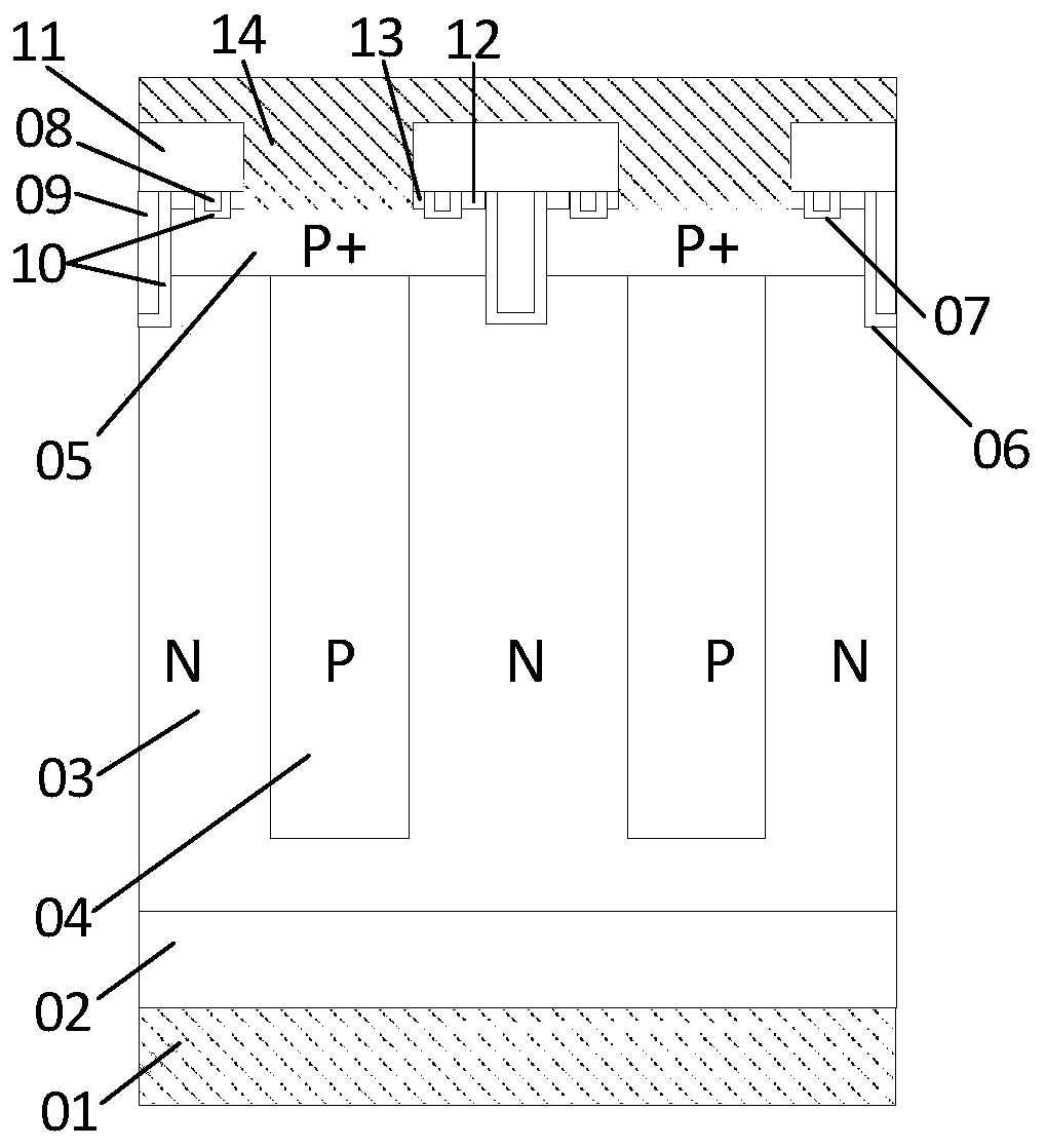 Semiconductor structure capable of reducing switching loss and manufacturing method