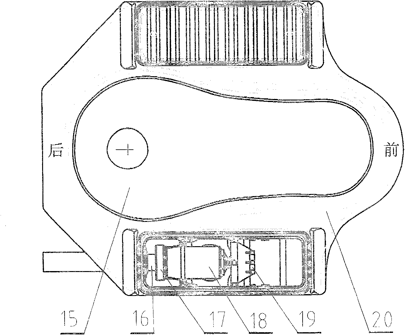 Integrated mechanical and full-automatic water-saving squatting pan