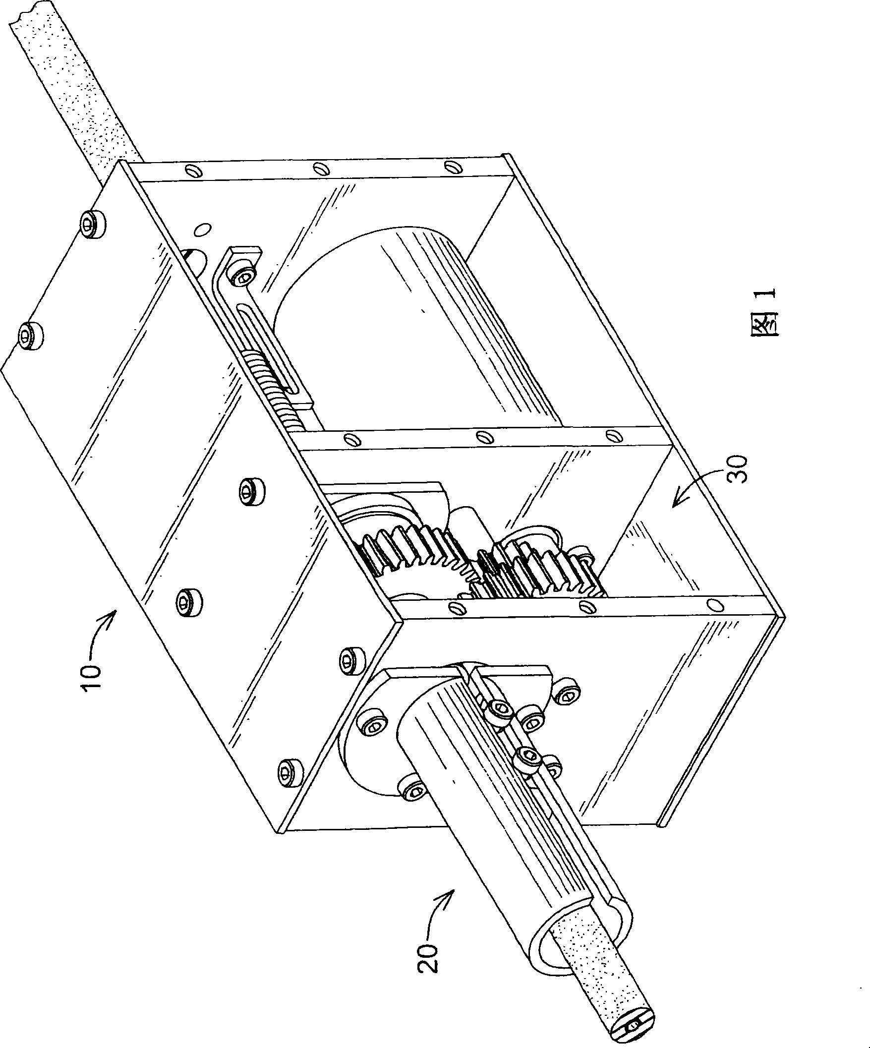 Driving device for parking system