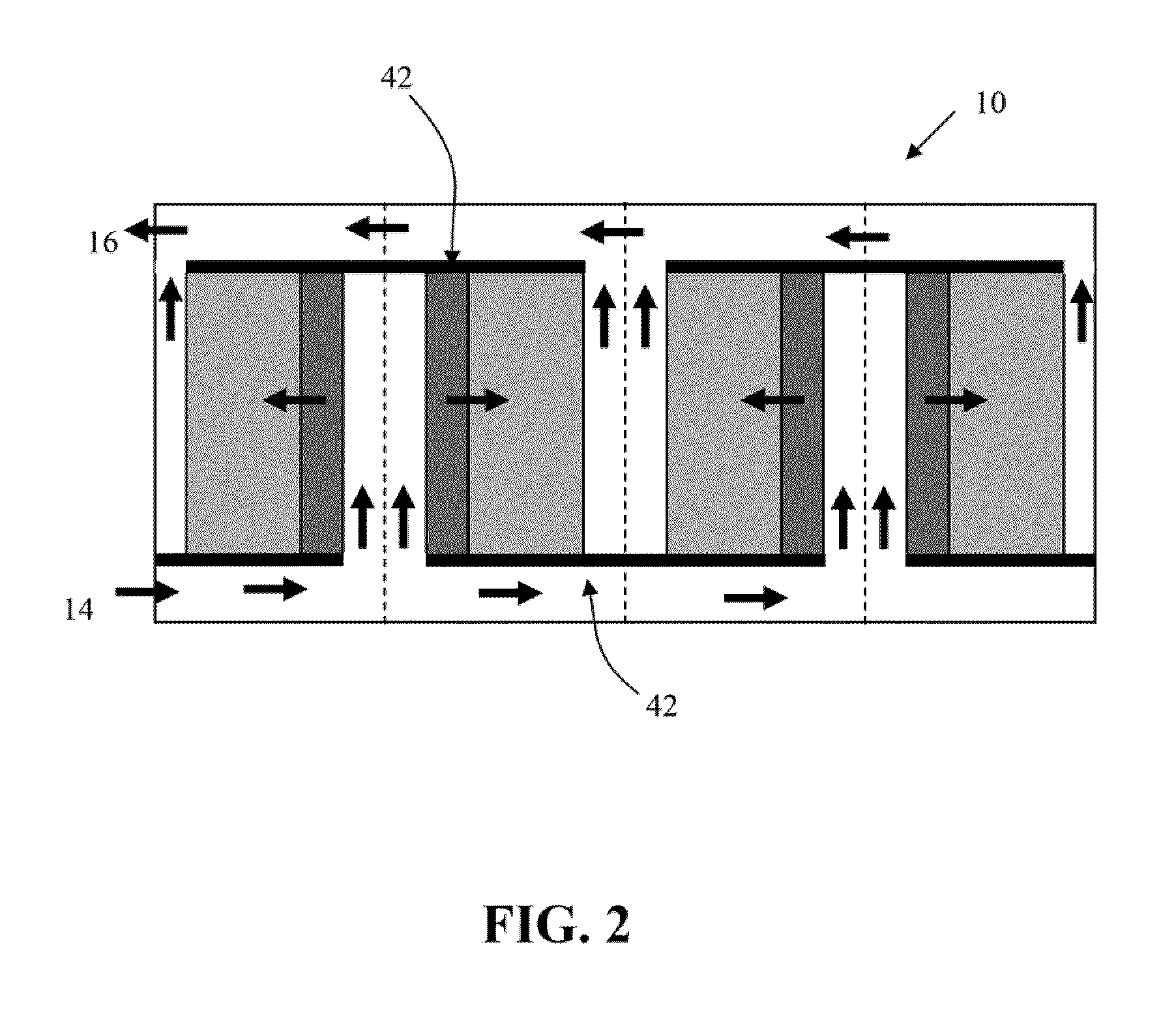 Modular compact adsorption bed