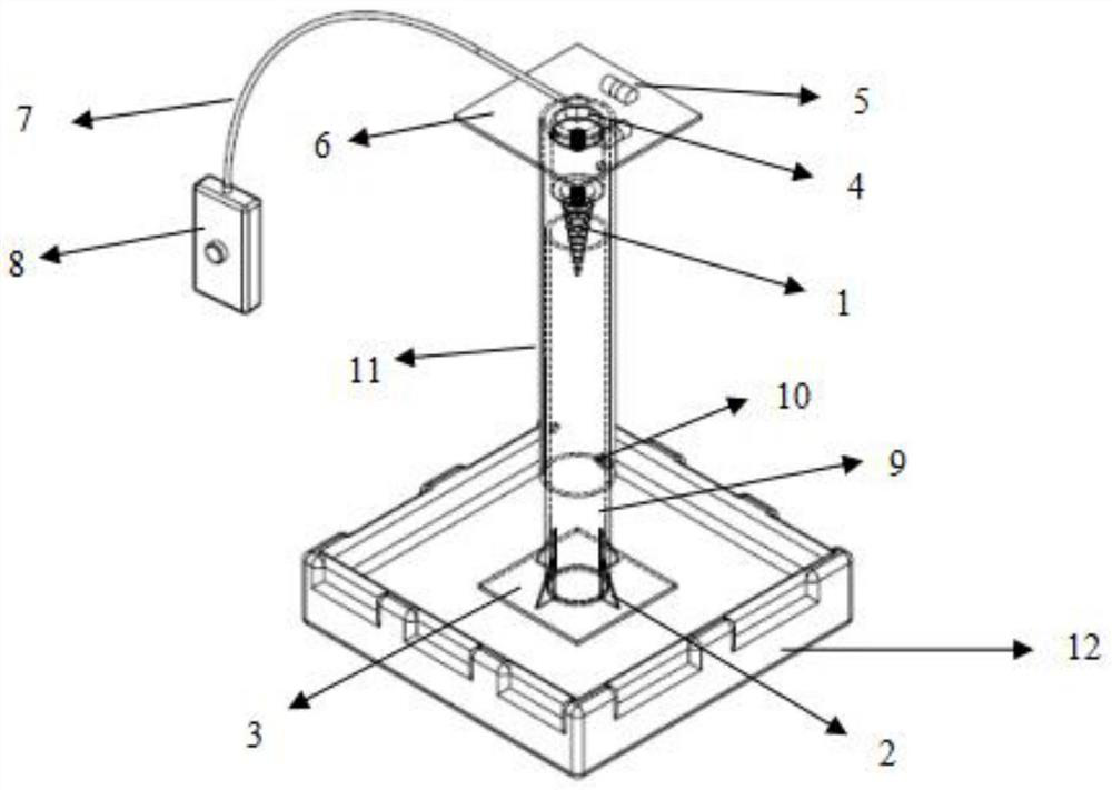 Method for measuring welding strength of foaming buffer material