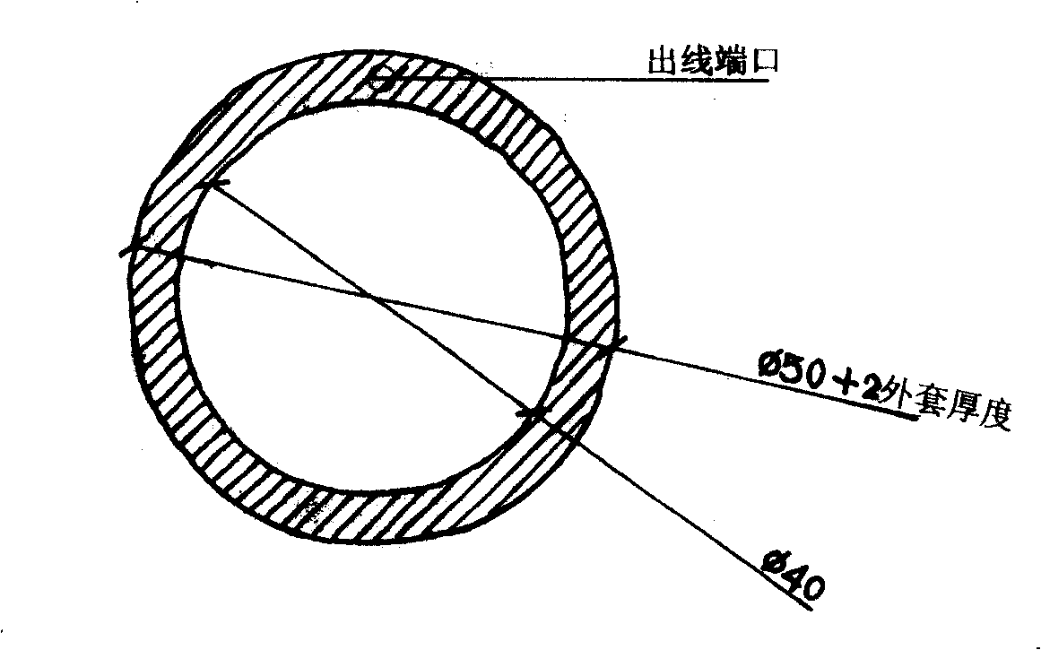 Complete solid-state beam current type reinforcing steel corrosion monitoring sensor and method for producing the same