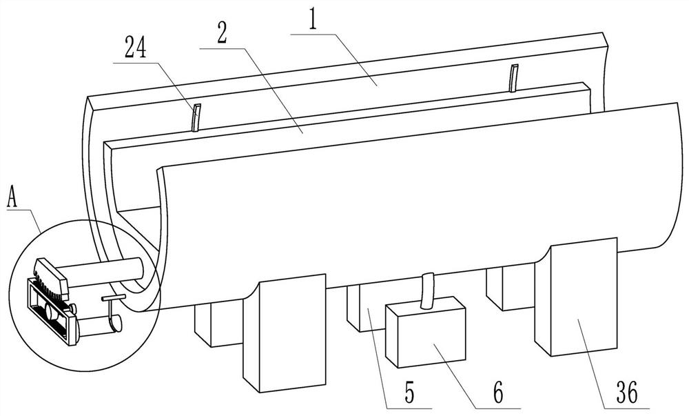 A heat perfusion chemotherapy bed that is convenient for changing the patient's position