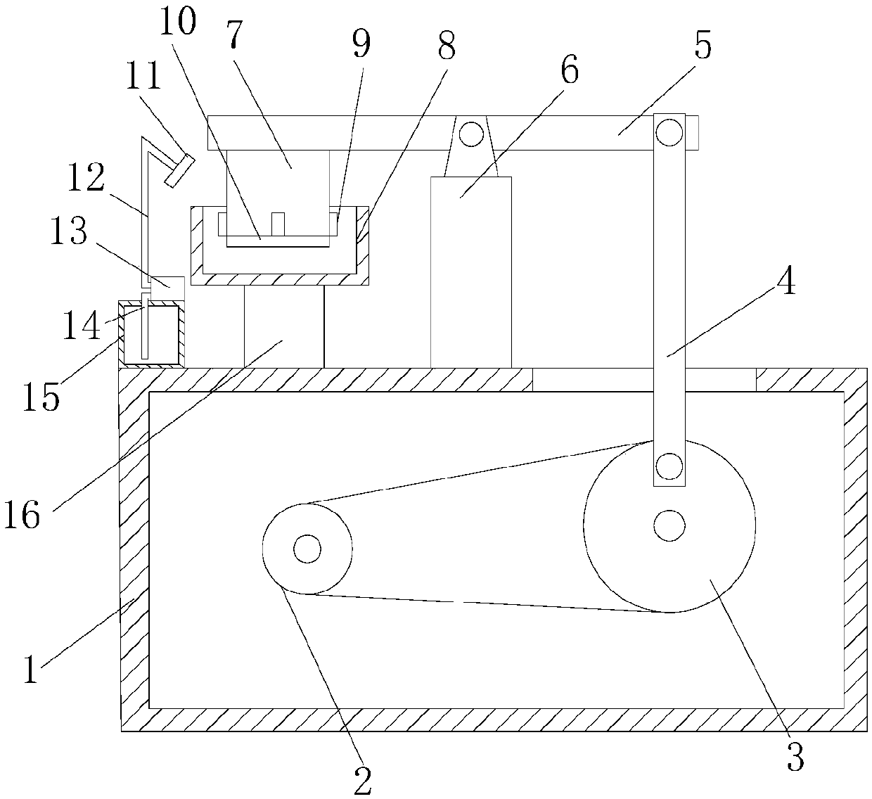 Automatic dough kneading machine