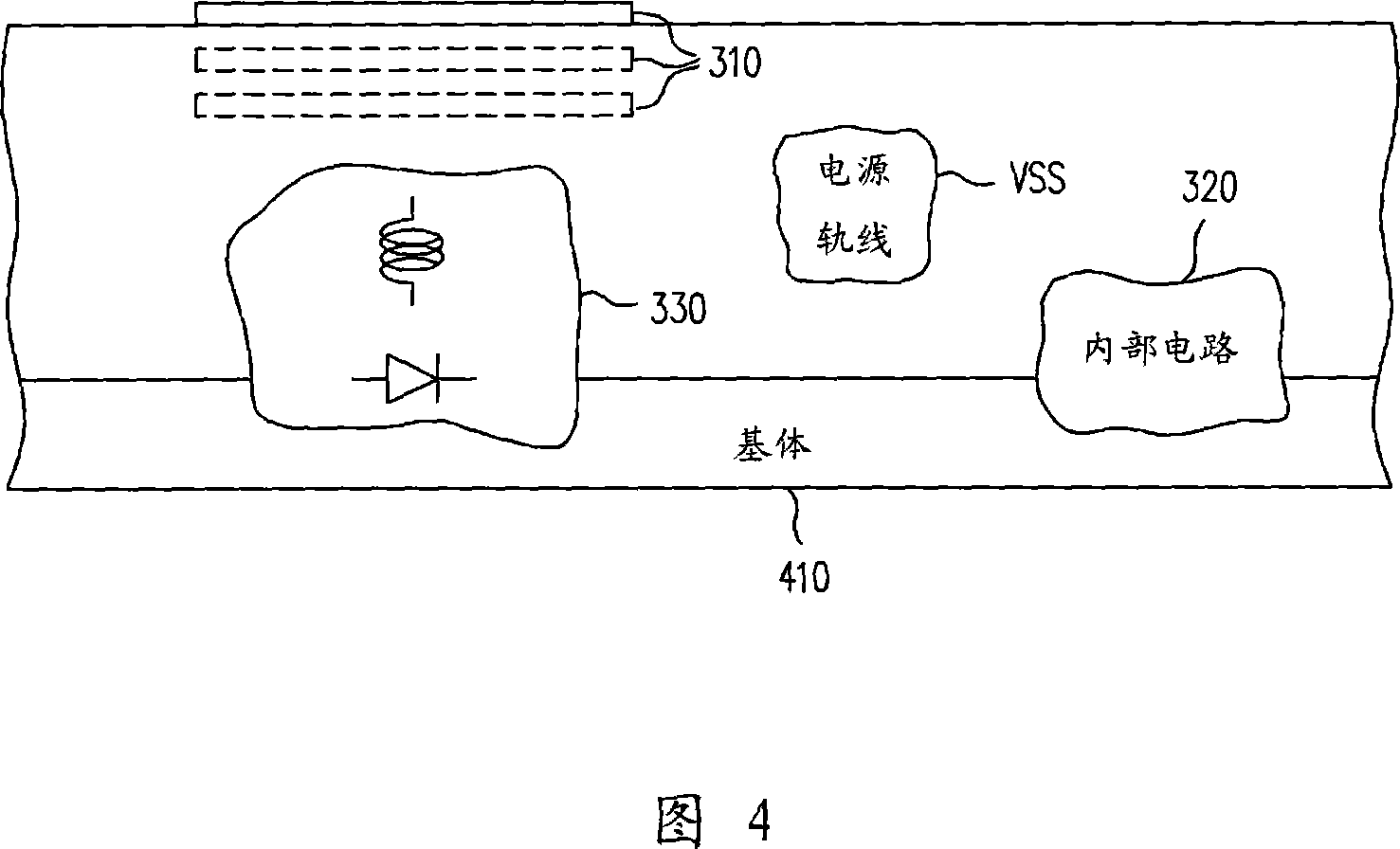 RF integrated circuit with ESD protection and esd protection apparatus thereof