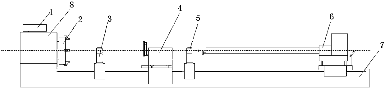 Inner and outer circle grinding device for machining pipe