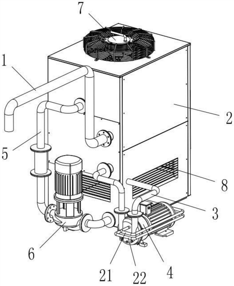 Waste gas treatment equipment for garbage treatment equipment