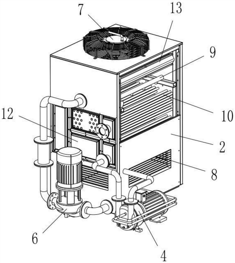 Waste gas treatment equipment for garbage treatment equipment