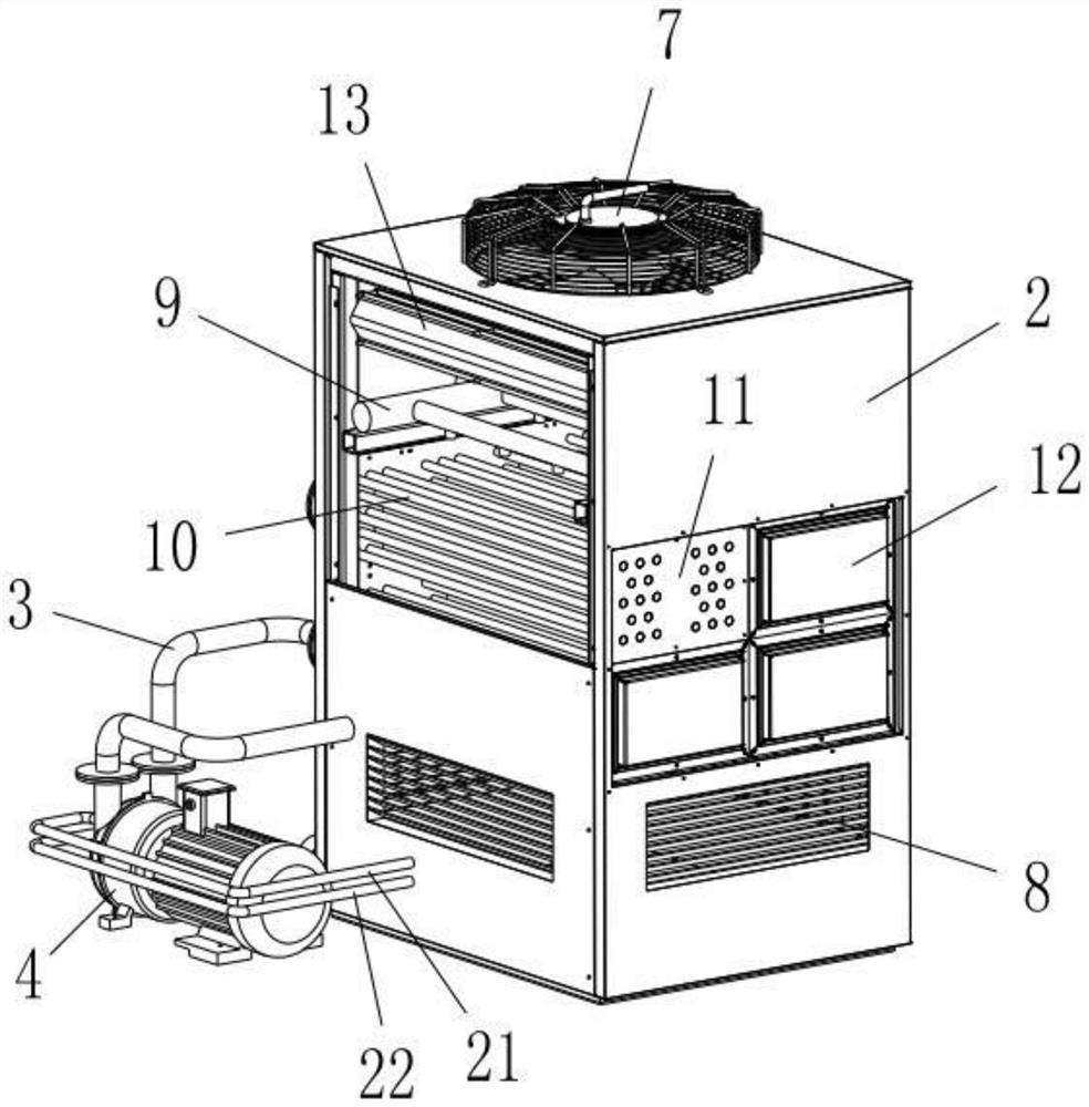 Waste gas treatment equipment for garbage treatment equipment