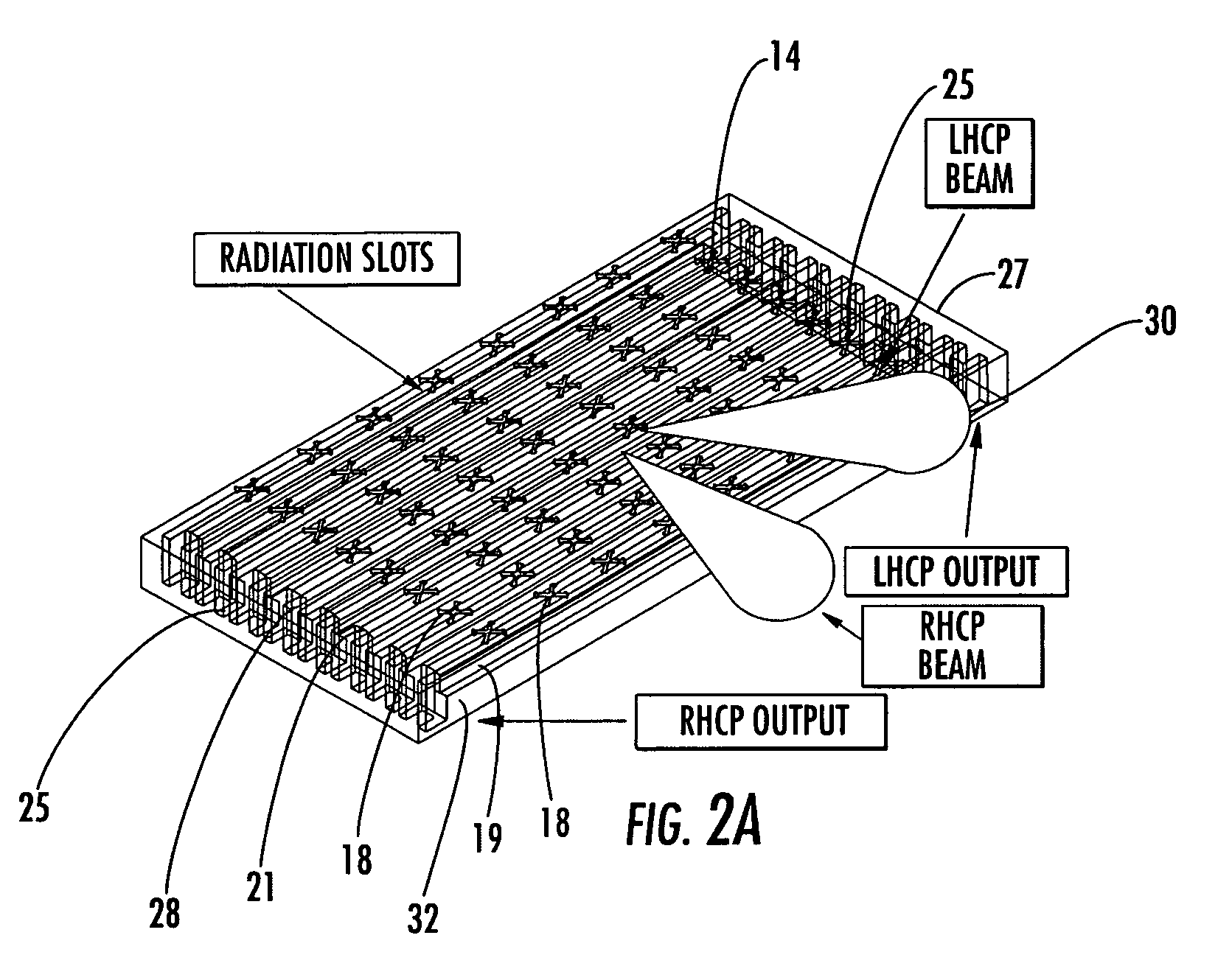 Vehicle mounted satellite antenna system with inverted L-shaped waveguide