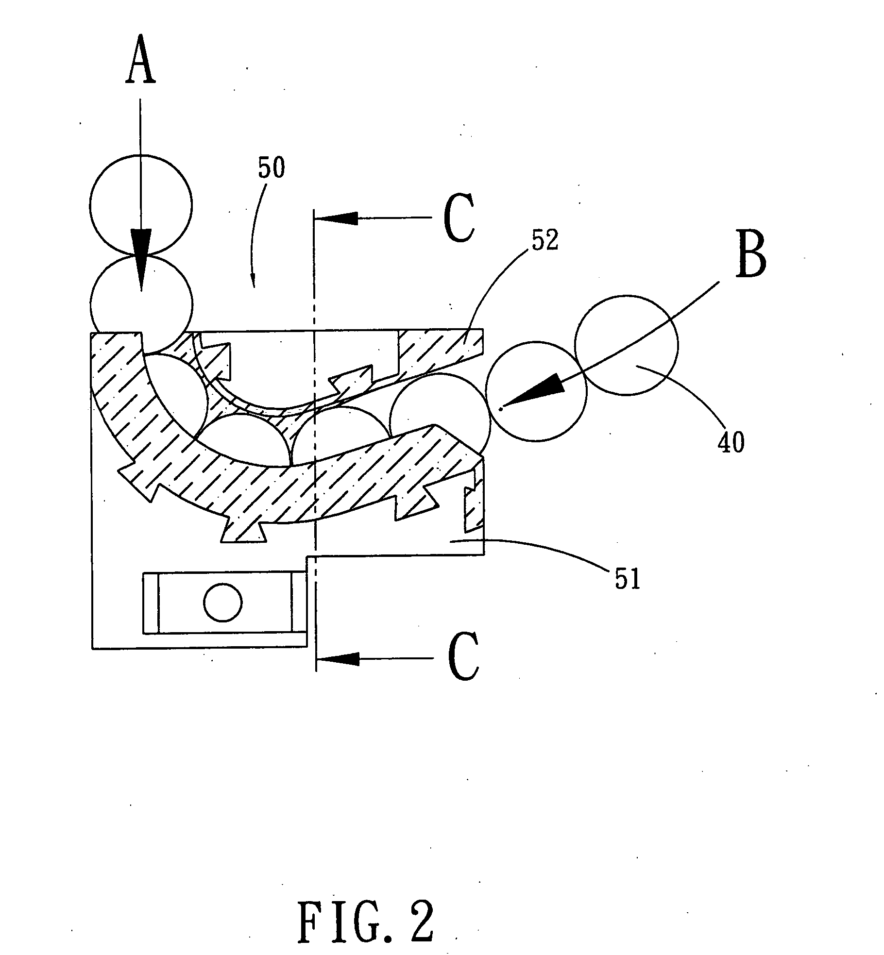 Reflow device of ball screw