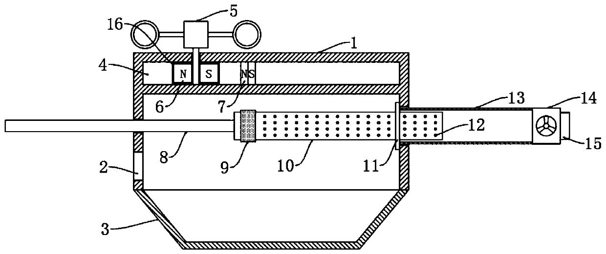 Tubular dust collector for construction site