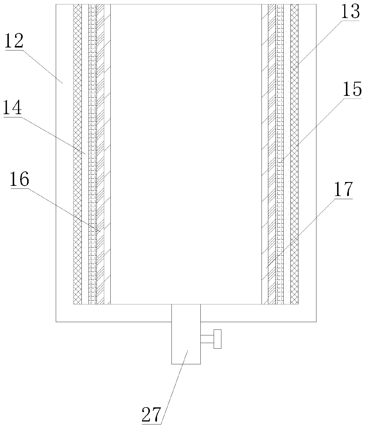 Environment-friendly smelting furnace for nickel-based alloy powder coating