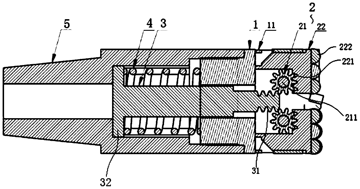 Diameter variable PDC directional drill bit