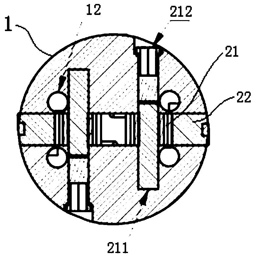 Diameter variable PDC directional drill bit