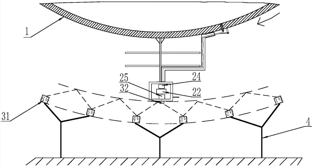 Wireless charging device for rotary kiln and rotary kiln