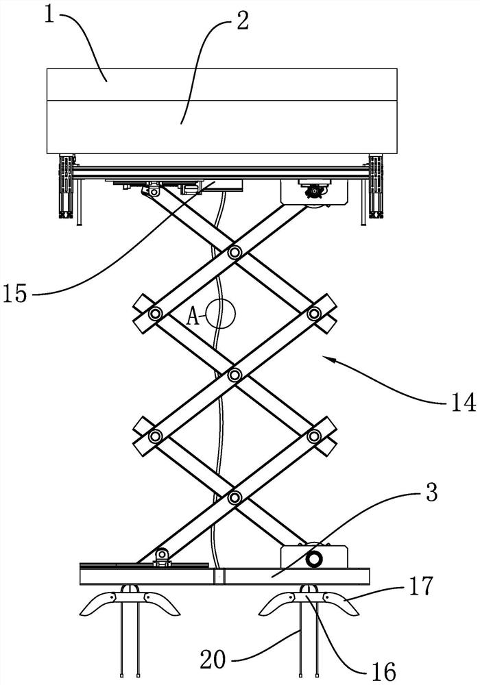 A hot air source circulating drying and dehumidifying drying rack