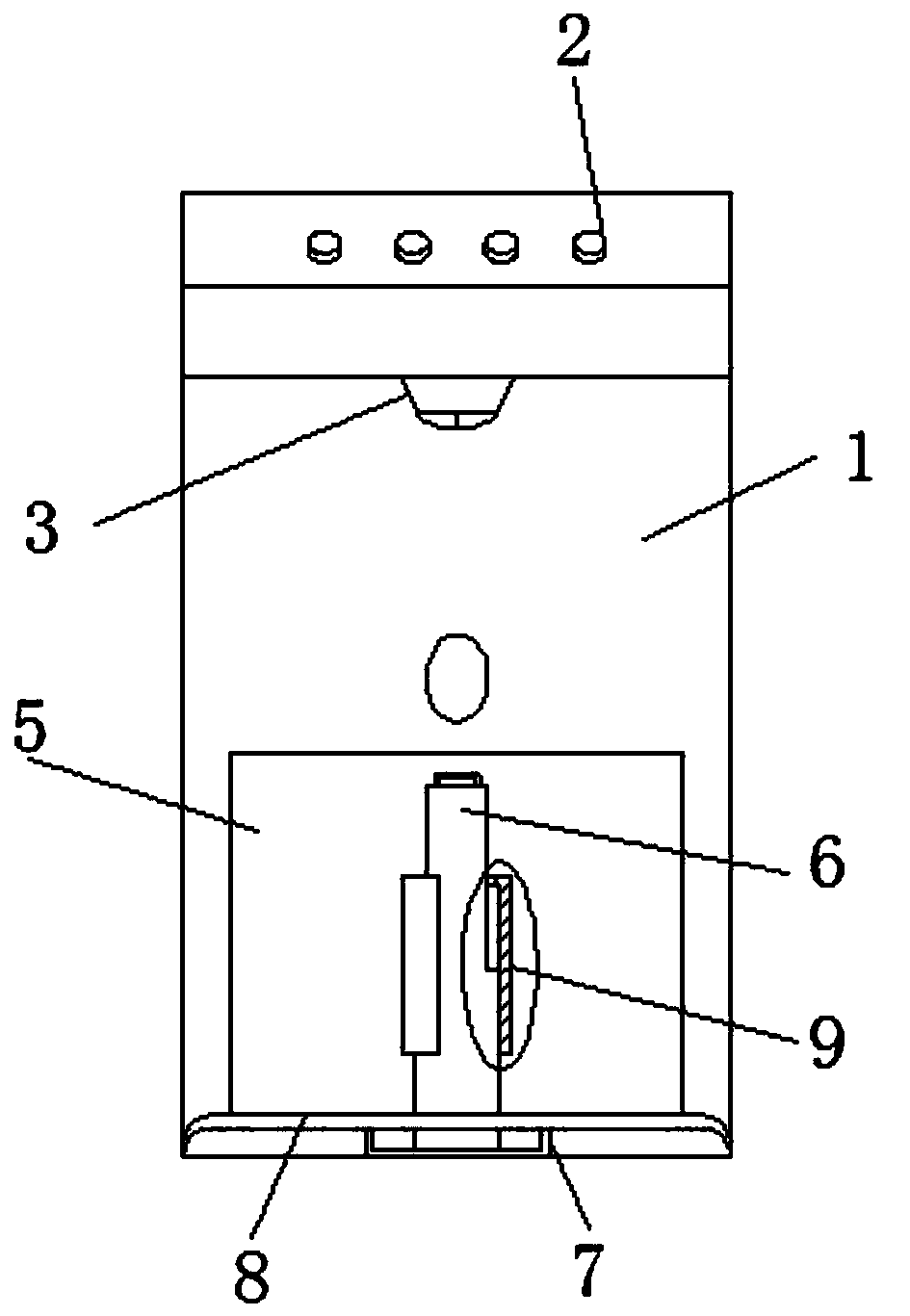 Scoring device for garbage classification and scoring method thereof