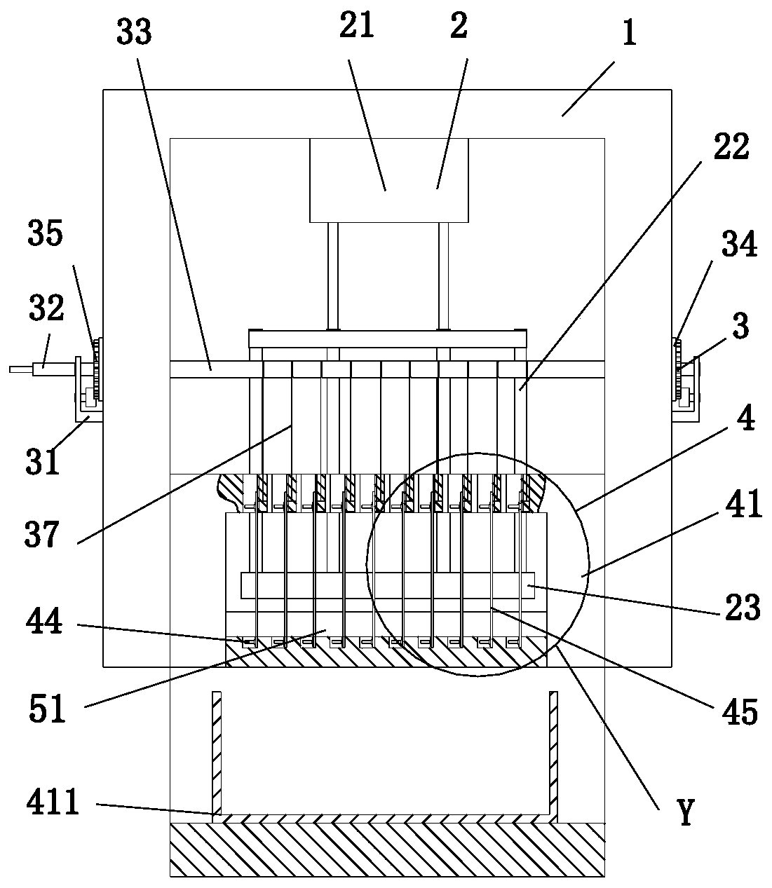 Secondary machining forming machine for industrial sponge manufacturing