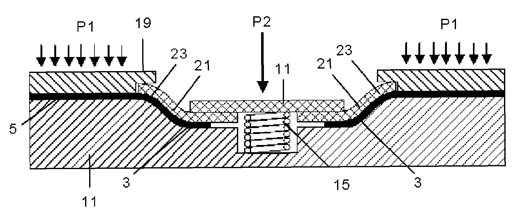 Process for Making Swaged Lighting Holes in Planar Areas of Preimpregnated Composite Parts