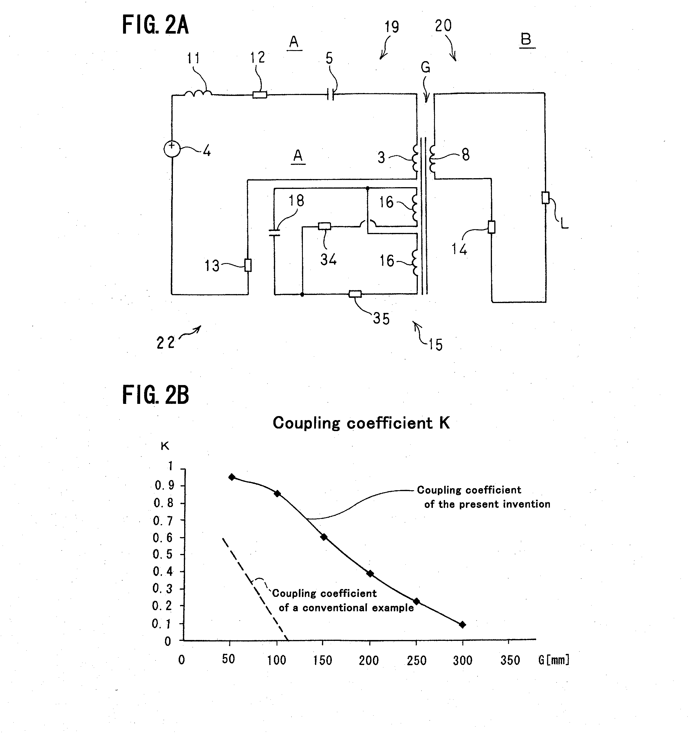 Non-contact power feeding device