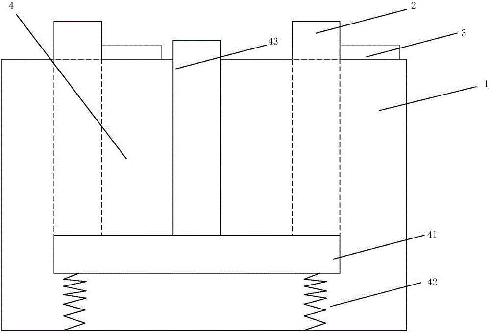 Anisotropic conductive adhesive attachment carrier device and anisotropic conductive adhesive attachment method