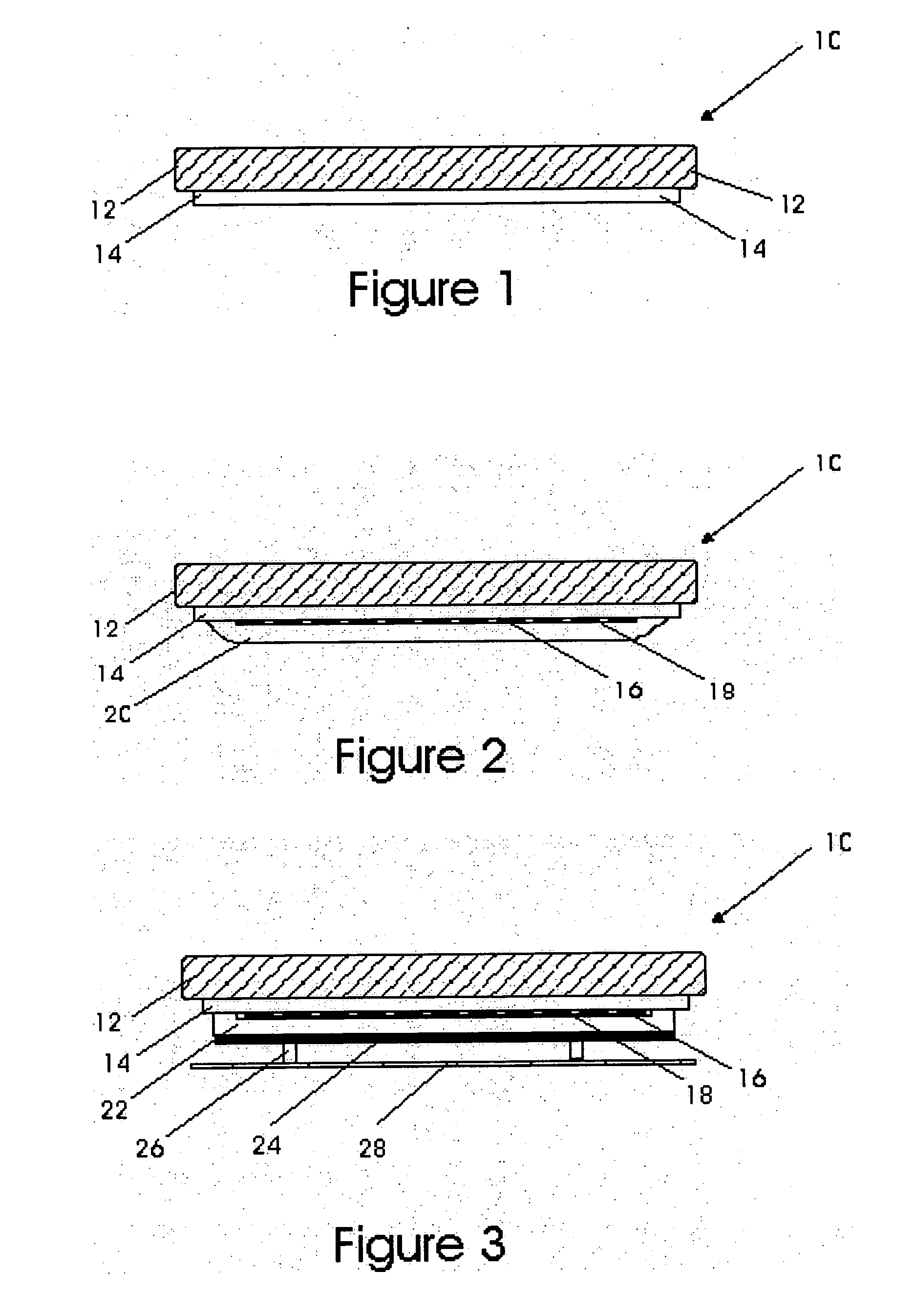 Integrated thin high temperature heaters