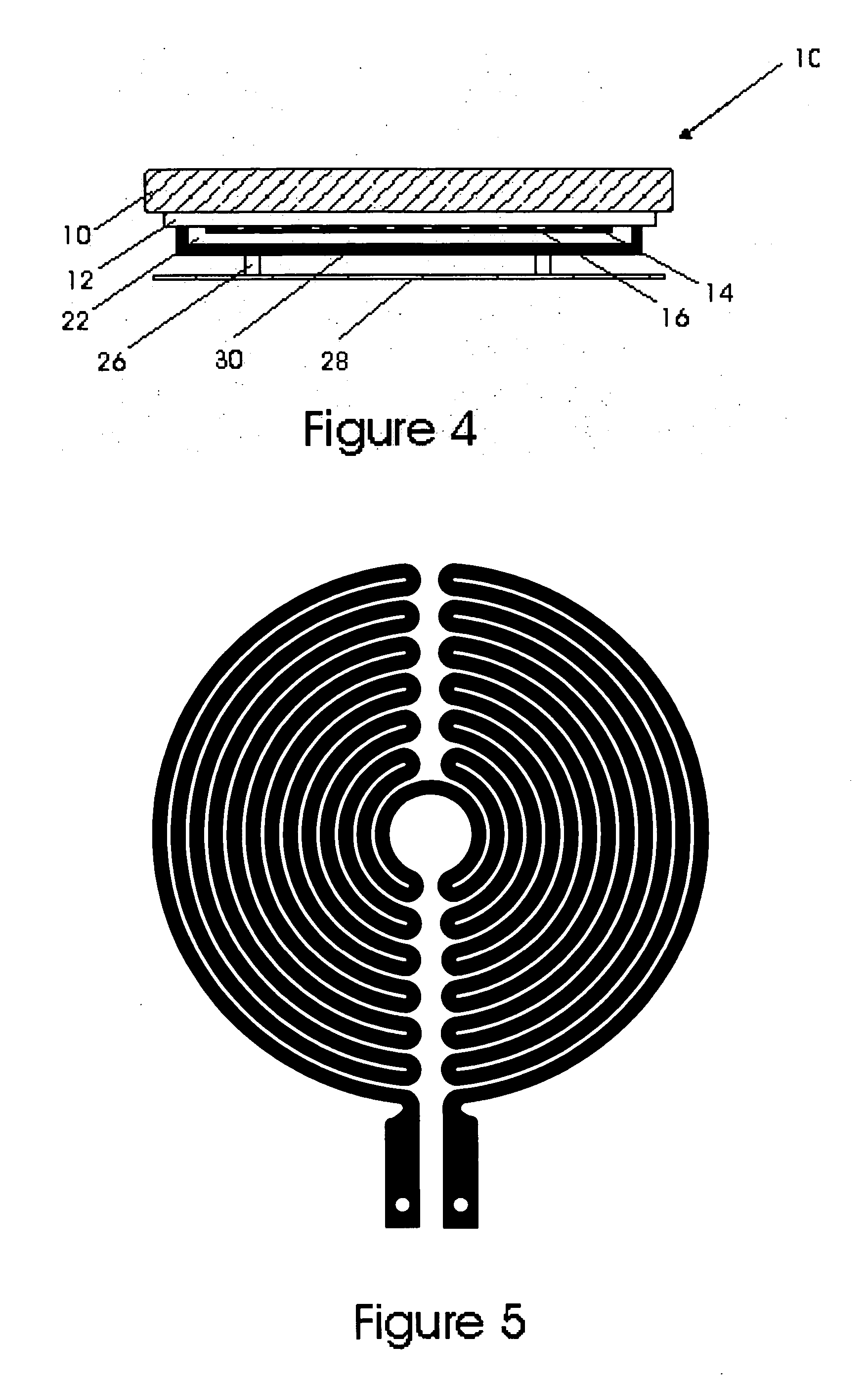 Integrated thin high temperature heaters