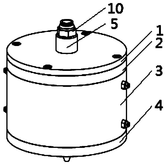 Aerosol direct-writing printing equipment and sampling and focusing composite nozzle device thereof