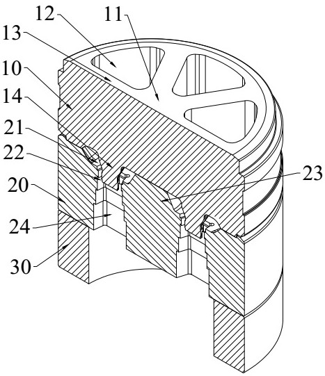 Multi-hole flow dividing mold