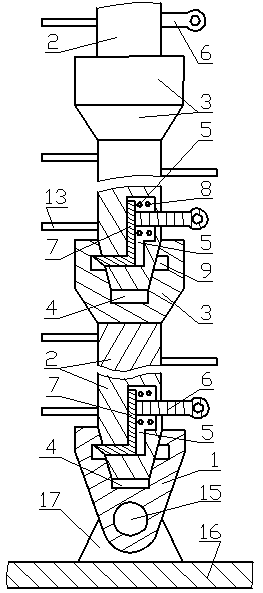 A vertical ladder for fire fighting