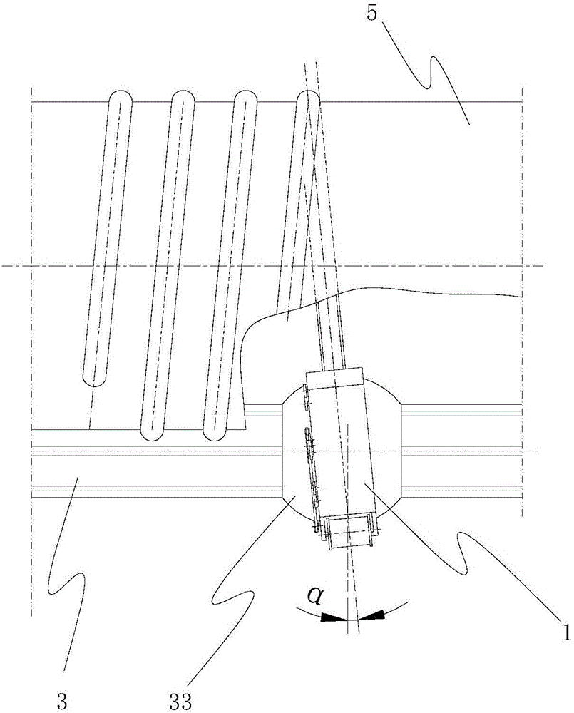 Application method of automatic winding system of half spiral tube