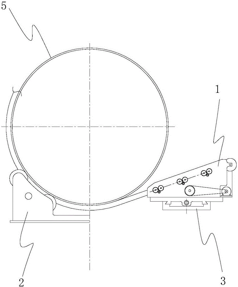 Application method of automatic winding system of half spiral tube