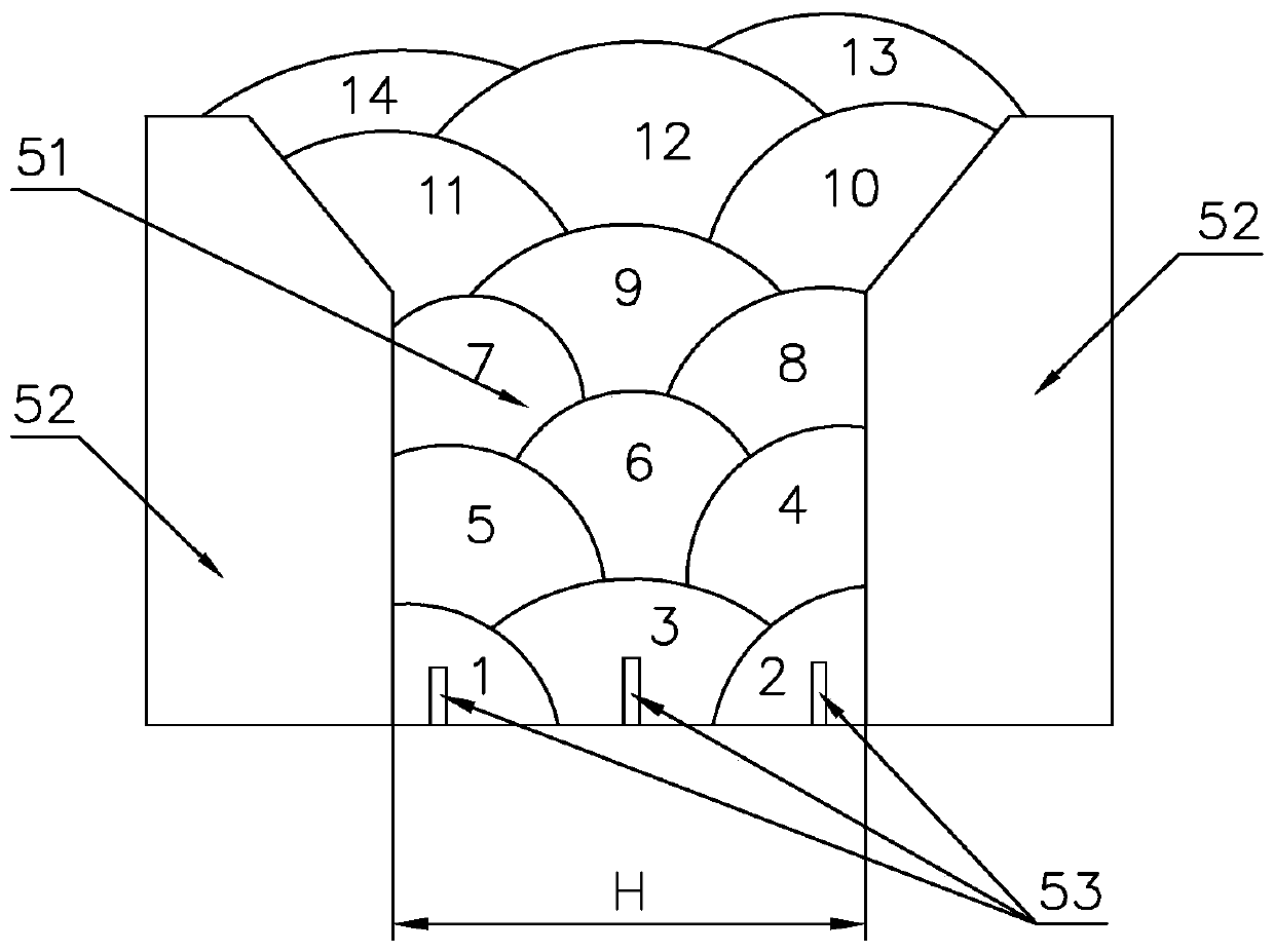 A large-scale preparation method of stainless steel-carbon steel clad plate by hot continuous rolling