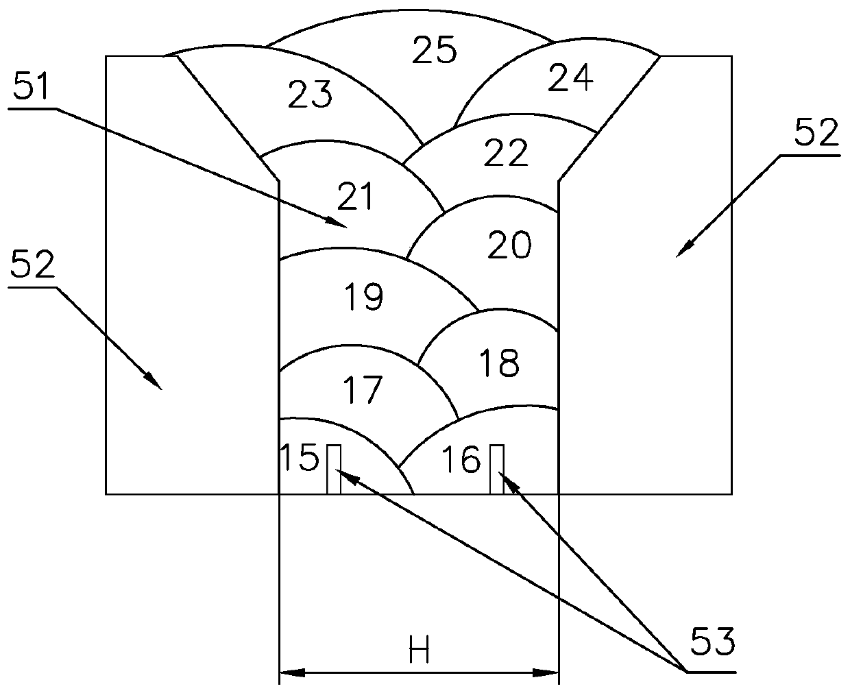 A large-scale preparation method of stainless steel-carbon steel clad plate by hot continuous rolling